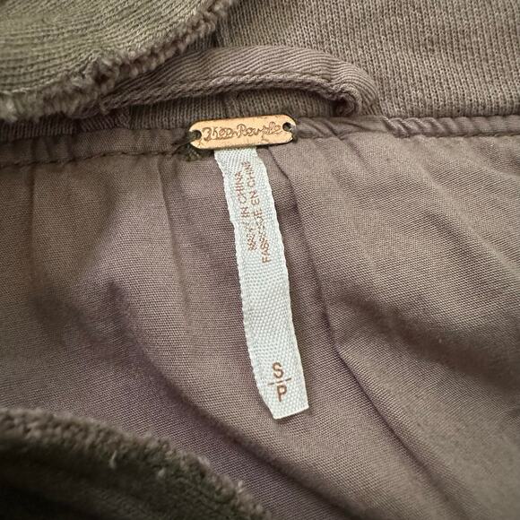 Free People army green lined utility jacket size S - Picture 7 of 9